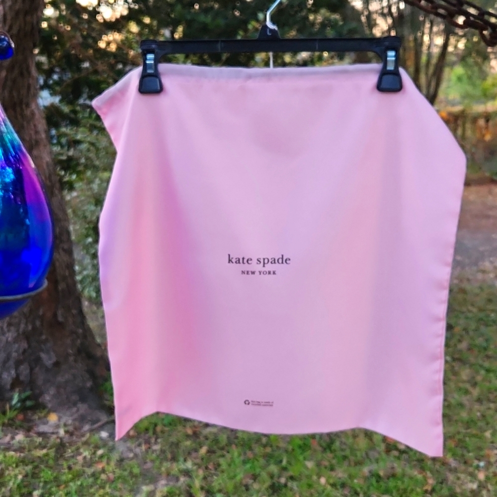 Kate Spade Pink Dust Bag  Large 17.5" D.× 18"W.  NWOT